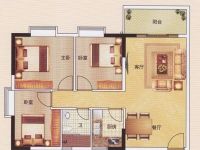 1室2廳2陽臺(tái) 春之城戶型圖