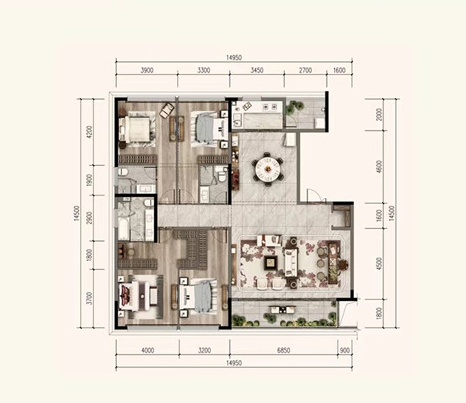 昆明融創(chuàng)文旅城A27地塊戶型圖