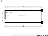 1室1廳 云大知城佳逸盛景戶型圖