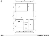 3室2廳1陽臺 花香四季戶型圖