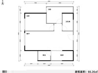 3室2廳2陽臺(tái) 中海學(xué)府路8號(hào)戶型圖