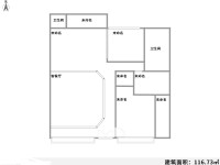 5室2廳3陽臺 葵花公社戶型圖