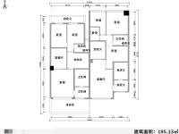 5室3廳2陽(yáng)臺(tái) 滇池向陽(yáng)園別墅戶(hù)型圖