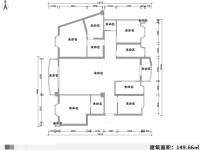 4室2廳1陽臺(tái) 江東小康城戶型圖
