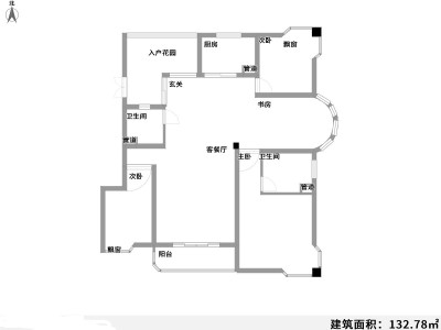 4室2廳1陽(yáng)臺(tái) 華龍人家