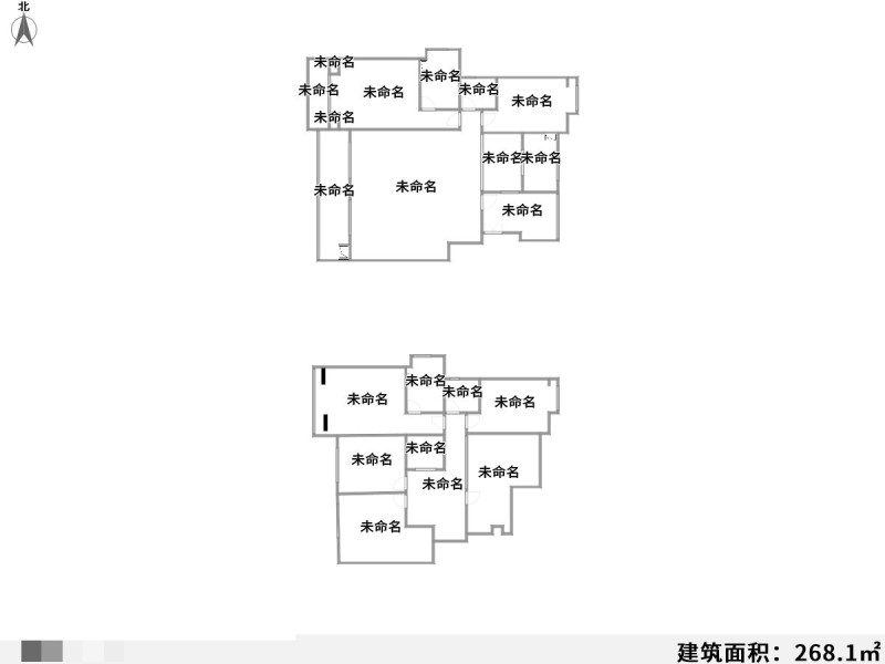 5室2厅 云南艺术家园户型图
