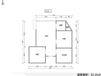2室2廳1陽(yáng)臺(tái) 春之城戶型圖