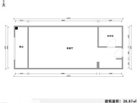 1室1廳1陽臺 天怡峰景戶型圖