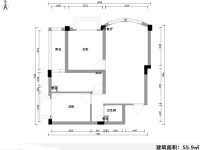 3室2廳1陽臺 云嶺天驕戶型圖