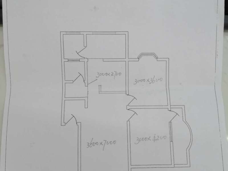 3室2廳 北辰小區(qū)櫻花苑戶型圖