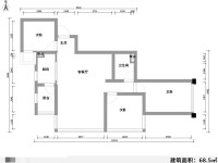 3室2廳 候谷花園戶(hù)型圖