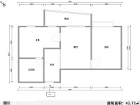 1室1廳1陽臺(tái) 世紀(jì)俊園戶型圖