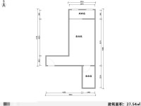 1室1廳 金呈北泰花園戶型圖