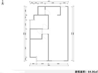 2室2廳2陽(yáng)臺(tái) 天怡峰景戶(hù)型圖