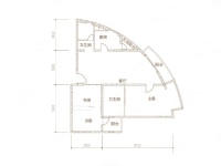 3室2廳1陽臺 江東永和府戶型圖