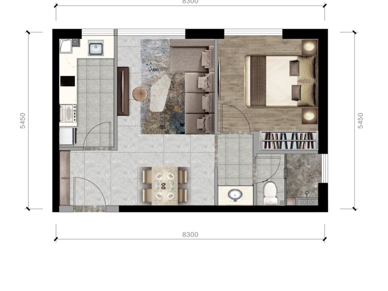 招商雍華府戶型圖