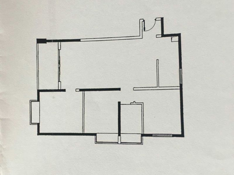 2室2廳1陽臺(tái) 濱江俊園回遷組團(tuán)戶型圖