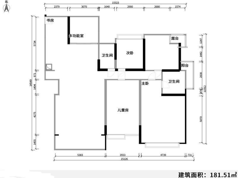 7室3厅 中洲阳光户型图