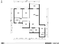 4室2廳1陽臺(tái) 東驤神駿一期戶型圖
