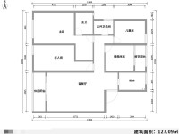 4室2廳2陽臺 建工新城戶型圖