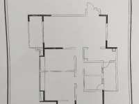 2室2廳1陽臺 銀海櫻花語幸福里戶型圖