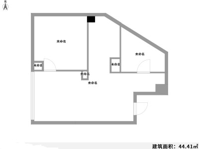3室2厅1阳台 中洲阳光公寓户型图