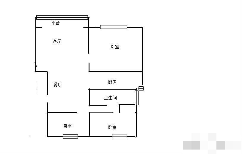 5室2廳2陽(yáng)臺(tái) 格拉斯香水小鎮(zhèn)戶(hù)型圖