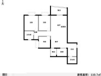 4室2廳1陽臺(tái) 東驤神駿一期戶型圖