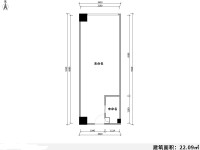 2室1廳1陽臺 中洲陽光公寓戶型圖