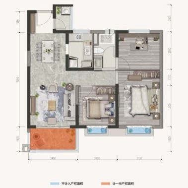 保利城二期戶(hù)型圖