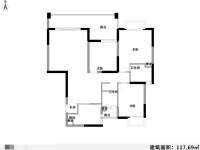 4室2廳1陽臺 東驤神駿一期戶型圖