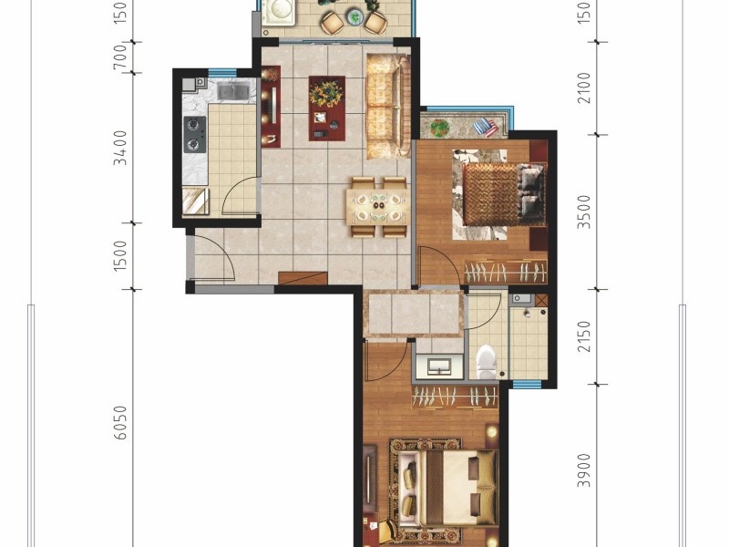 昆明恒大華僑城陽宗海一期3號地塊戶型圖