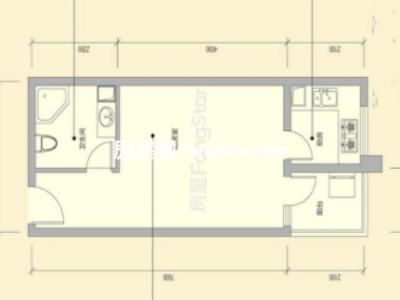 1室1厅1阳台 世纪金源国际公寓户型图