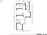 3室2廳1陽臺(tái) 葡萄街區(qū)天宇花園戶型圖