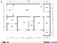 3室2廳2陽(yáng)臺(tái) 潤(rùn)城二區(qū)戶(hù)型圖