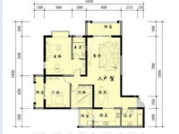 3室2廳2陽(yáng)臺(tái) 未名城A8戶(hù)型圖