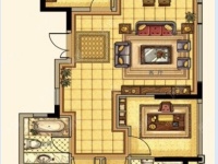 4室2廳1陽臺 金地悅天下一期戶型圖