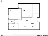 3室2廳1陽臺 云南映象城市公園廣場戶型圖