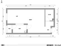 1室1廳1陽臺(tái) 云南映象城市公園廣場(chǎng)戶型圖