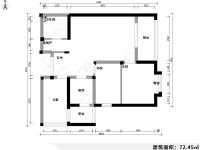 3室2廳1陽臺 新亞洲星辰園戶型圖