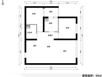 2室2廳1陽臺(tái) 金領(lǐng)時(shí)代戶型圖