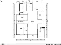 5室2廳2陽臺 時代俊園二期逸園戶型圖
