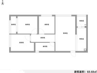 1室2廳1陽臺(tái) 葡萄街區(qū)天宇佳苑戶型圖