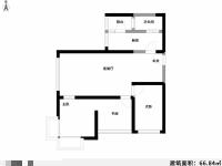 3室2廳2陽(yáng)臺(tái) 新希望希望匯戶型圖