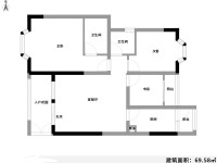 3室2廳2陽(yáng)臺(tái) 英茂華府戶(hù)型圖