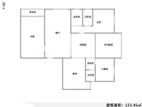 5室2廳 英茂華府戶型圖