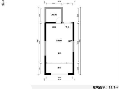3室2厅 锦悦四季花园小区户型图
