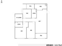 4室2廳2陽臺(tái) 金尚俊園一期戶型圖