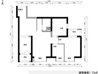 3室1廳2陽臺 新亞洲星辰園戶型圖