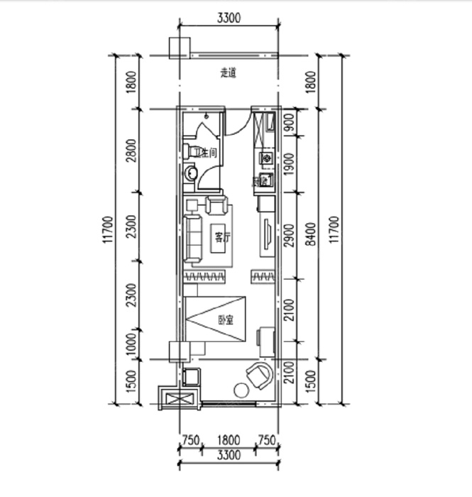 大諾弄堂里戶型圖